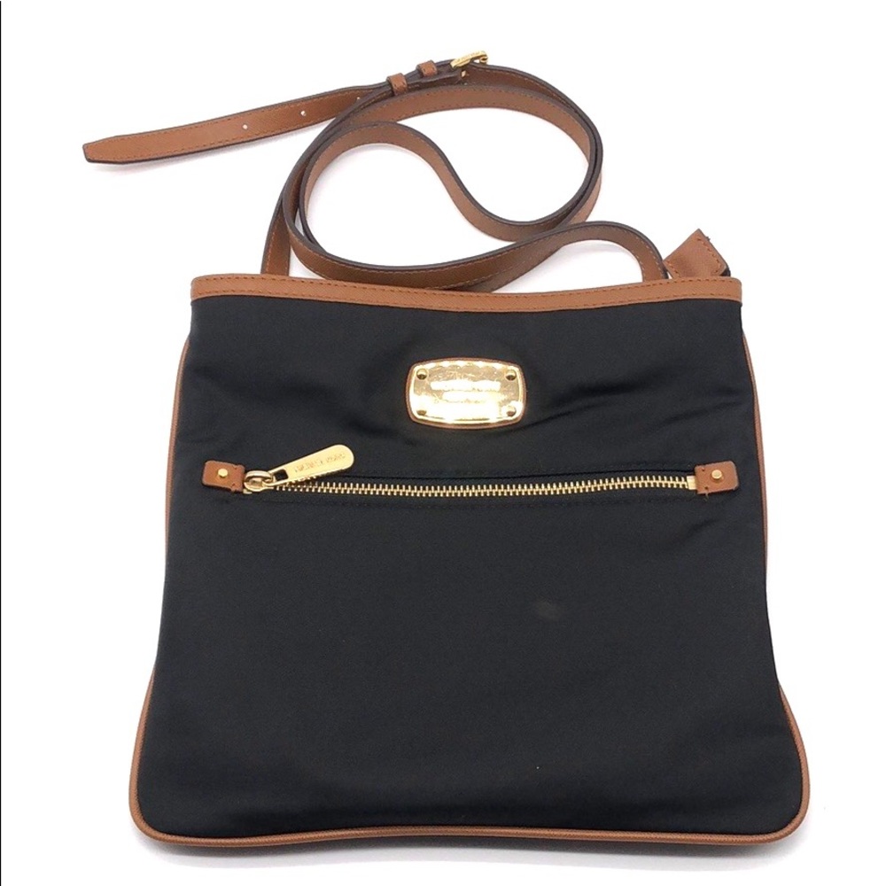 Michael Kohr’s Leather & Nylon Crossbody Purse